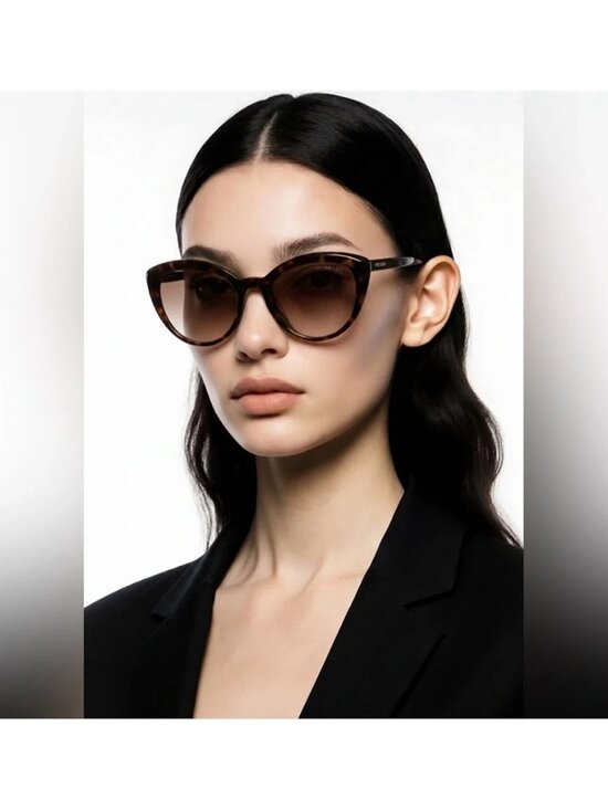 New Authentic Prada SPR 02V-F 2AU-6S1 Women’s Sunglasses – Tortoise main image 4